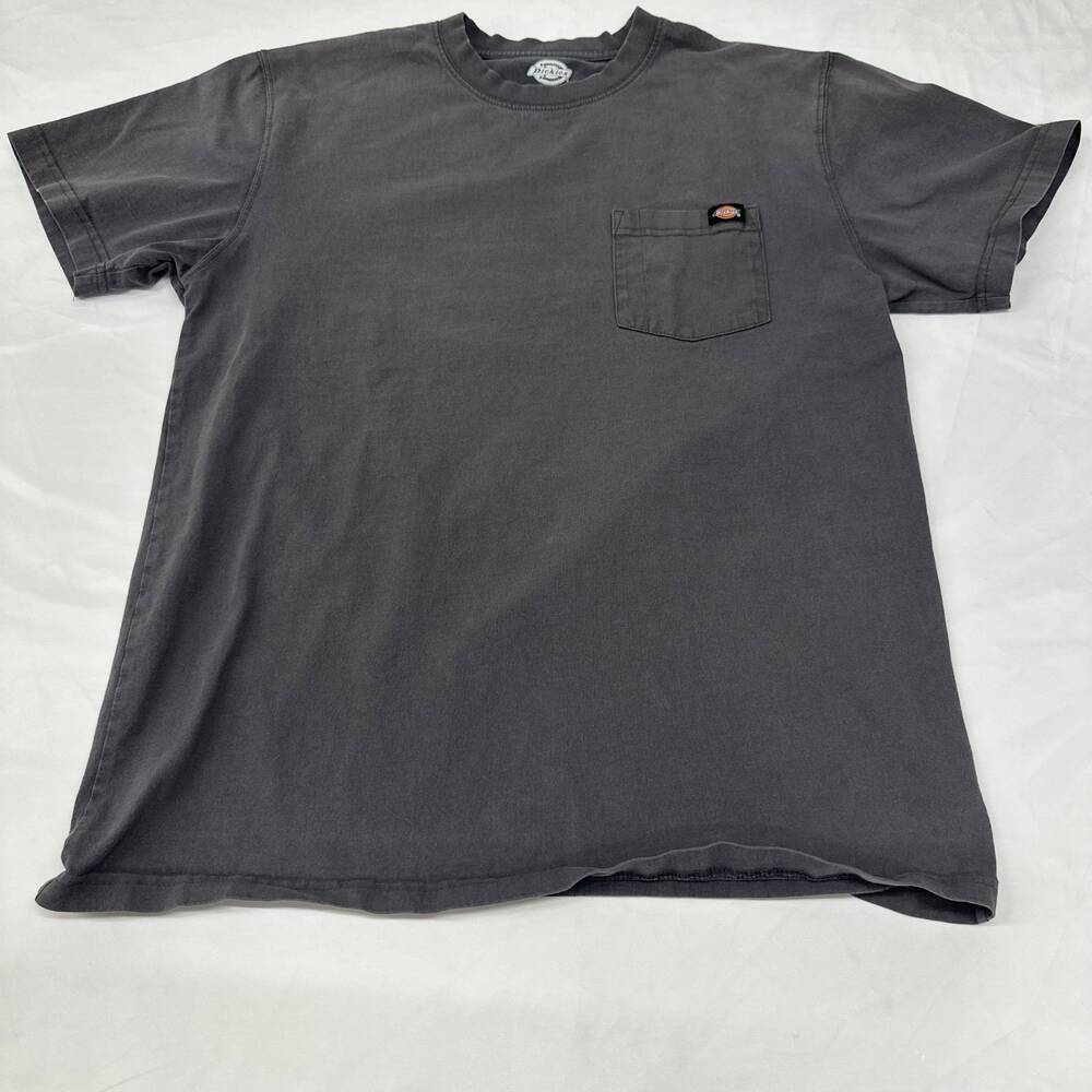Dickies Pocket T-Shirt Men’s Large Gray Short Sleeve Cotton Workwear Tee